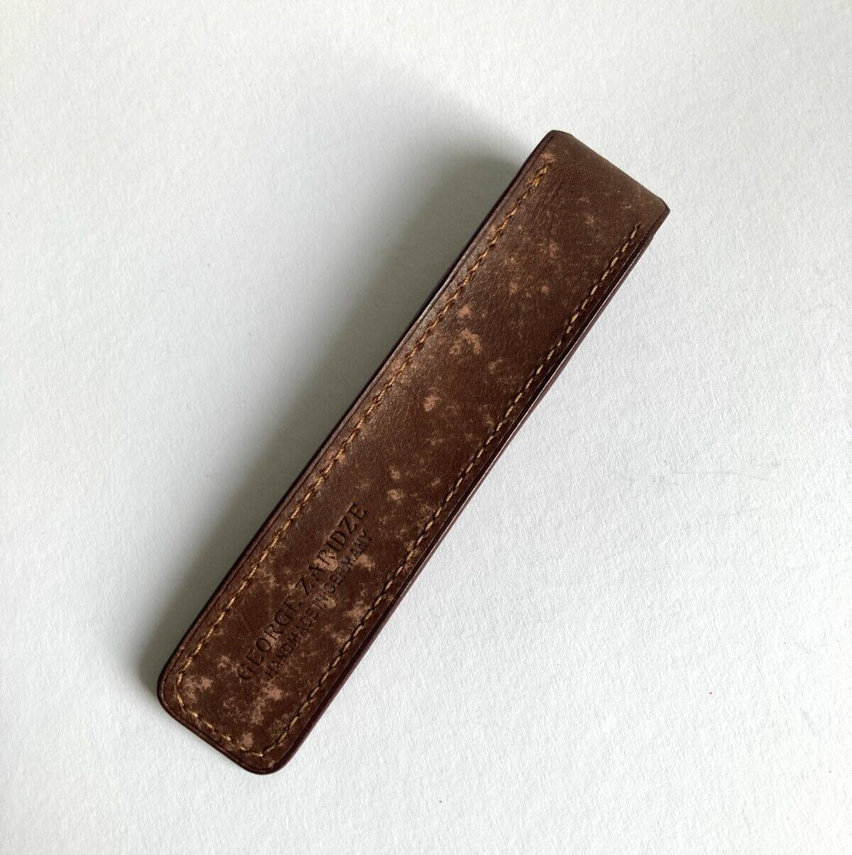Etui für Schreibgeräte Lederetui mit Klappdeckel – Federfuehrend - Fine Writing + Kalligraphie