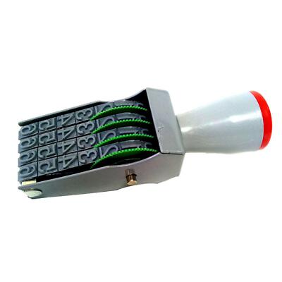 Rubber Number Stamp 4 digits Numeric Rolling Accs Roller Date Stamp for Document