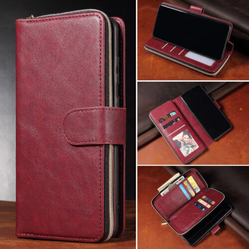 For Samsung S25 S24 S23 S22 S21 S20 A16 A55 A15 Case Wallet Leather Flip Cover - Picture 46 of 56