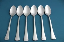 6 Teaspoons Lenox PORTOLA 18/10 Stainless NEW 6 3/8"
