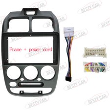 9''Car Radio Stereo Fascia Frame Trim w/Harness for HYUNDAI VERNA Accent 1999 06