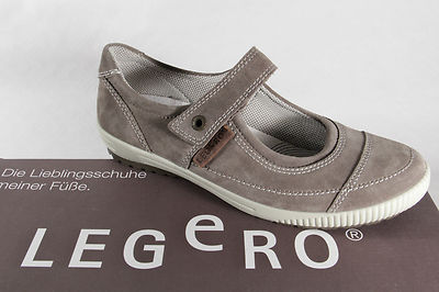 Legero Slipper Ballerinas Sportschuhe Halbschuhe Schuhe Leder grau 822