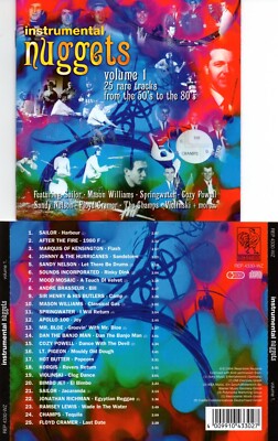 ''Instrumental nuggets 1'' 25 zumeist seltene Songs der 50er- 80er Jahre! Neue CD!