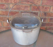 Guardian Service Ware Cast Aluminum Kettle Glass Lid 6 qt