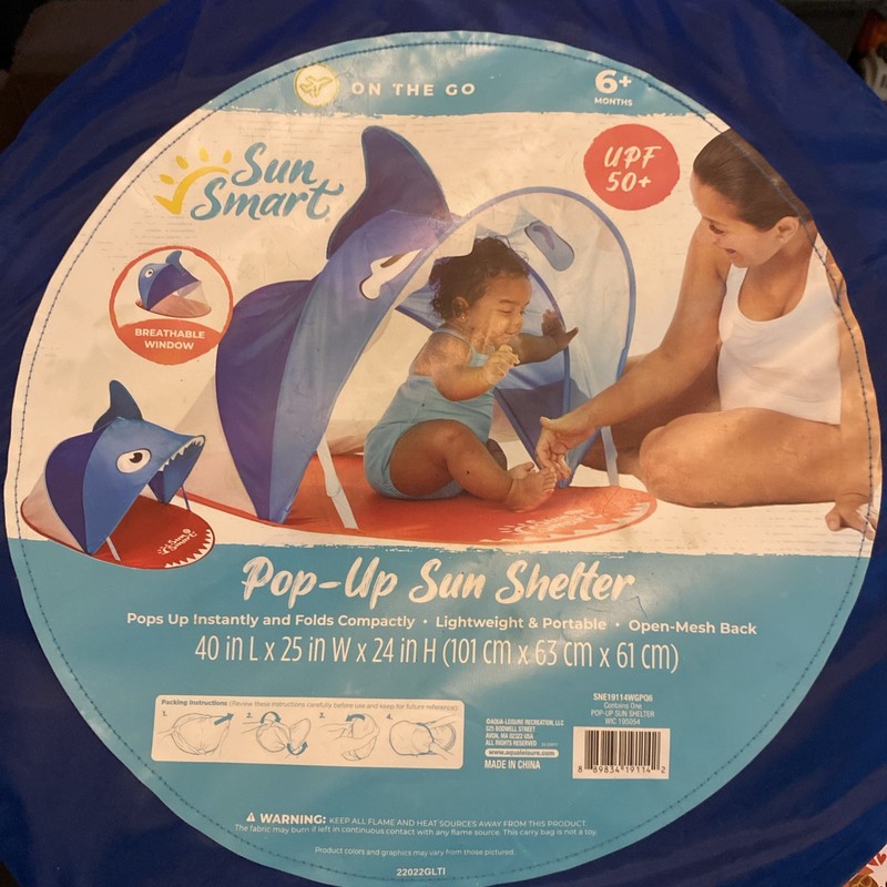 SUN SMART On The Go Pop-Up Sun Shelter, UPF 50+, Age 6+ months