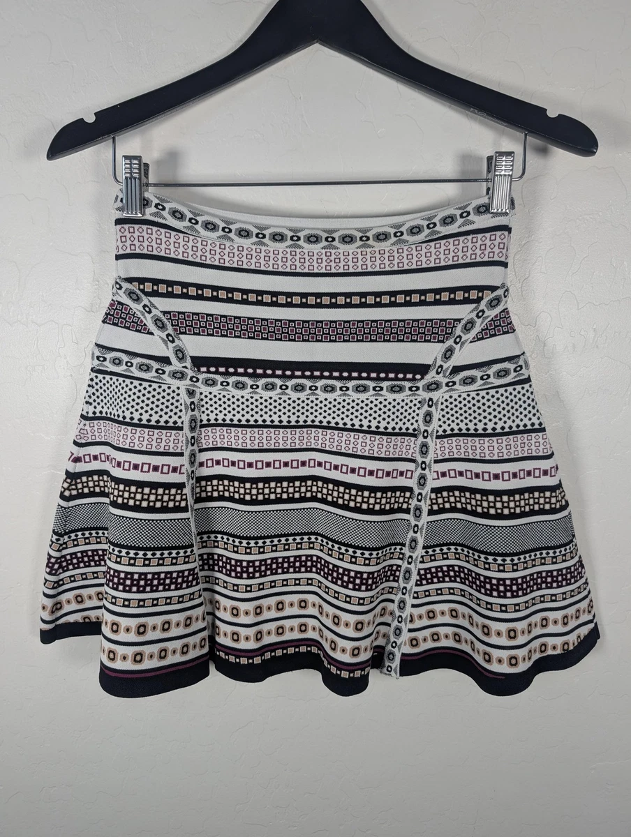 DVF Diane Von Furstenberg Midirock Mit Grafischem Print Schwarz DE