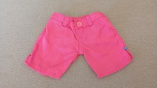BABW Build a Bear Clothes Pink Pants Blue Jewel Side Slit