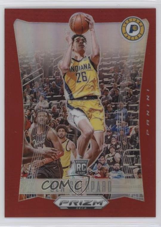 2023-24 Panini Prizm Deca Red Prizm 172/199 Ben Sheppard #100 1e6a