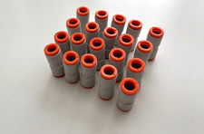 SMC KQ2H07-00A 1/4" Tube x 1/4" Straight, smaller model, Lot of 20