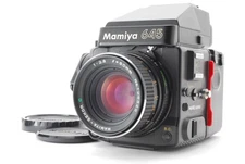 [Near MINT] Mamiya M645 Super AE Sekor C 80mm F2.8 Lens 120 Film Back From Japan