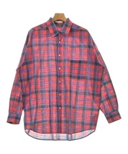 THE ROW Casual Shirts RedxBluexBlack(Check Pattern) S 2200608048048