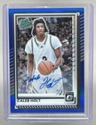 Caleb Holt 2025 Panini Donruss #65 Blue Optic RC Rookie Auto /49