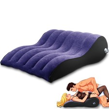 RNPFOR Sex Cushion Inflatable Pillow PVC Flocking Chair 1, Purple