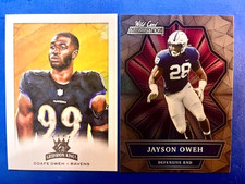 Odafe Jayson Oweh 21 Chronicles Donruss Gridiron Kings RC & 21 WC Alumination RC