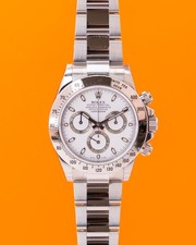 WITH STICKERS 2014 Rolex Daytona 40mm 116520 White Dial 2014