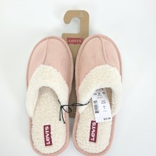 LEVI'S Women's SIZE 5-6 SMALL "Talya" BLUSH PINK Round Toe SCUFF SLIPPER Slip-On