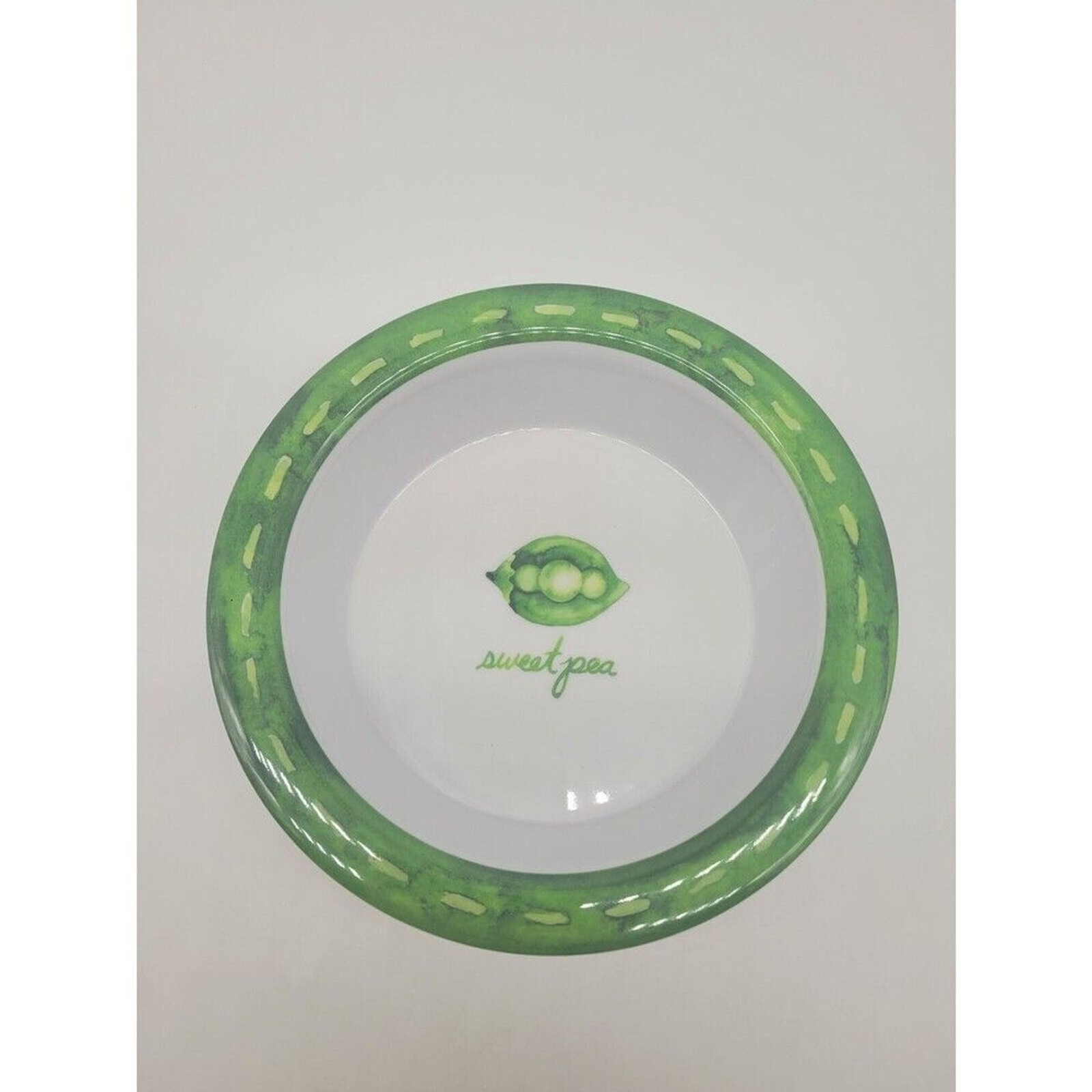 Pottery Barn Kids  Sweet Pea 3 Piece Set Sippy Cup Suction Bowl & Plate