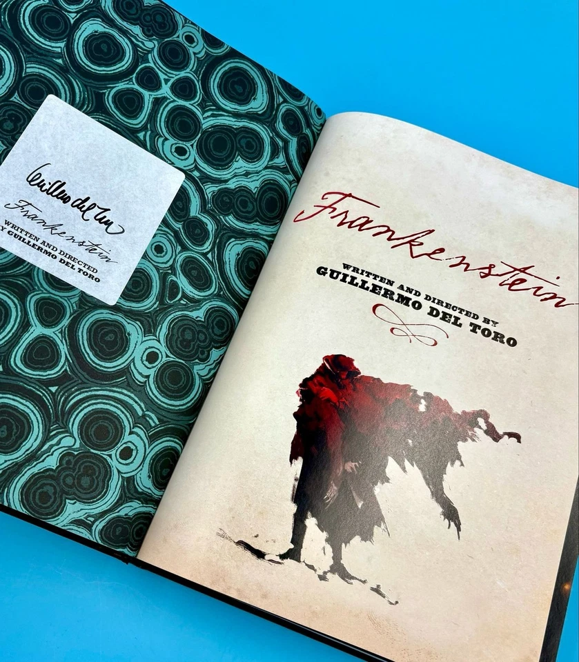 SIGNED Guillermo Del Toro Book Frankenstein Hardcover & COA Autograph Auto - Image 4 of 4