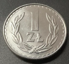 POLaND - 1 Zloty 1988 - The Polish People's Republic *UNC