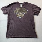 Harley Davidson Dealer T Shirt Sz M Wolverine Michigan Double Sided Faded