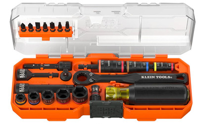 Klein Tools 65302KNECT KNECT Pass-Through and Impact Socket Set, SAE and Metric