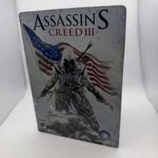 Assassin's Creed III Steel Book Sony Playstation 3 PS3 Game 2012 W/ Manual