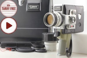 [MINT w/ Case] Canon Single 8 518 SV Auto Zoom 8mm Film Movie Camera From JAPAN