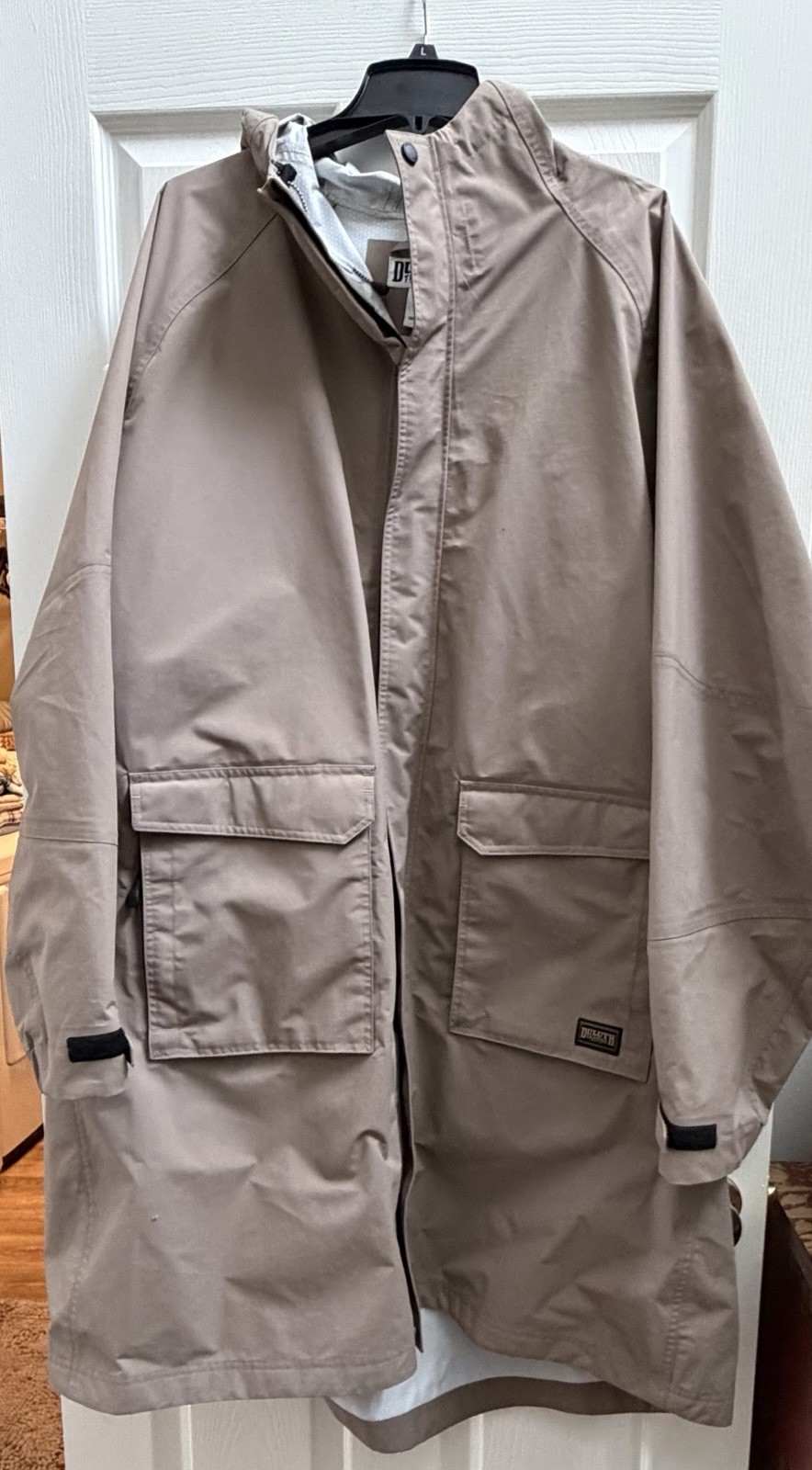 Duluth Trading Co Men's Tan Long Jacket 3XL