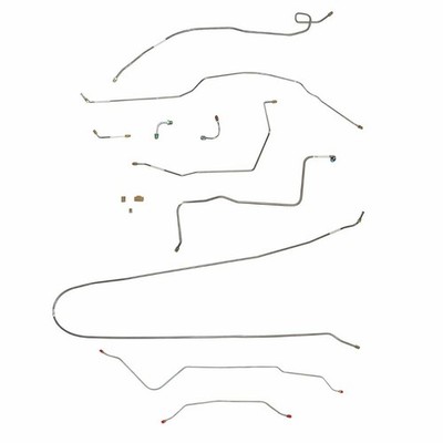 Fine Lines - 1967-70 Fits Chevy C10 Short Bed Power Disc Brake Line Conversion