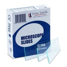 Microscope Slides & Slips Set, 72 Slides/100 Slips, Karter Scientific Cs/50