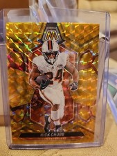 2024 Panini Mosaic - Nick Chubb #51 Reactive Yellow Mosaic Prizm Browns Non Auto