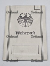 BUNDESWEHR - WEHRPAß - KWEA BAD OLDESLOE - VON 1972 MIT FOTO & EINTRAGUNGEN - BW