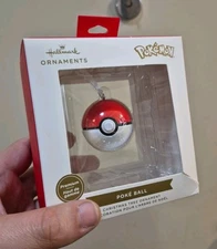 Hallmark Pokémon Poké Ball Premium Metal Ornament New Factory Sealed Damaged Box