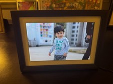 Dragon Touch Classic Digital Picture Frame - Brown, 10"