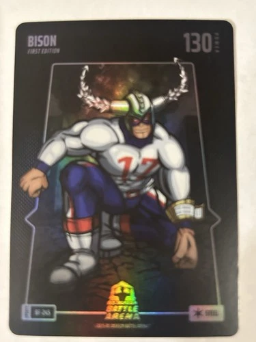 2025 Bo Jackson Battle Arena Bison #5 Base 1st Edition Steel Josh Allen