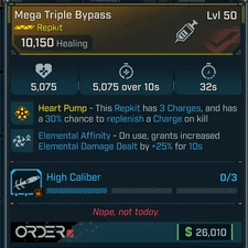Borderlands 4 ⭐ LEVEL 50 ⭐MEGA TRIPLE BYPASS REPKIT ⭐ELEMENTAL AFFINITY