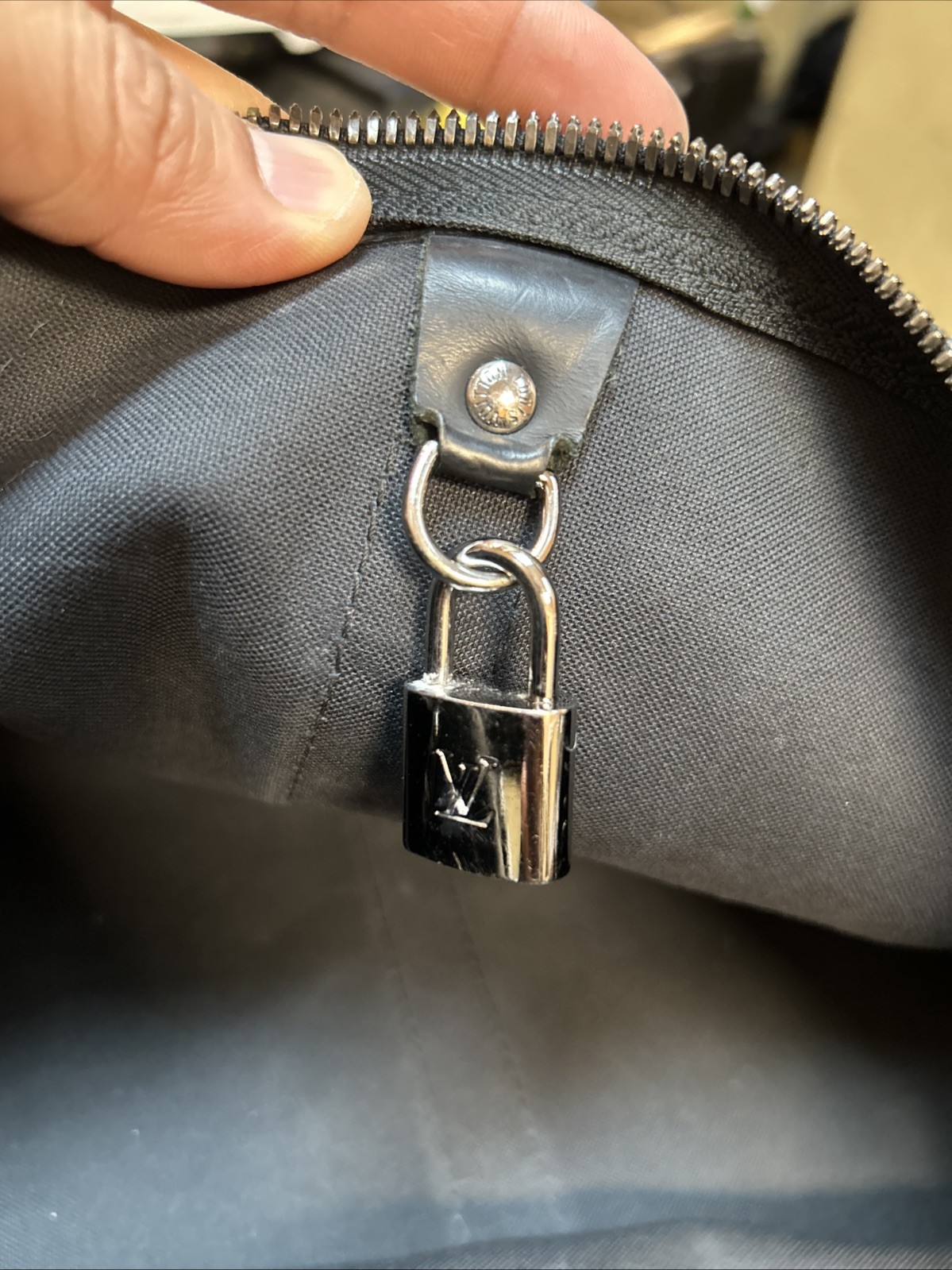 Louis Vuitton Monogram Eclipse 55 Bandouliere Bla… - image 15