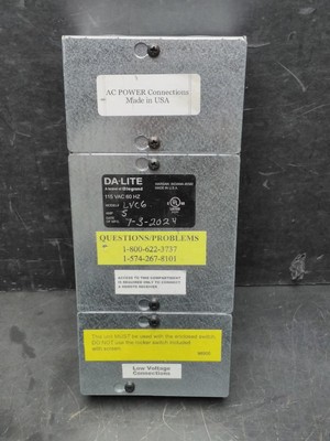 DA-LITE Model# LVC6 115VAC 60HZ AMP 5 (58.75-279-8.75)