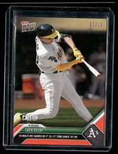 Zack Gelof - 2023 MLB Topps Now #739 Red 03/10 Parallel Oakland Athletics