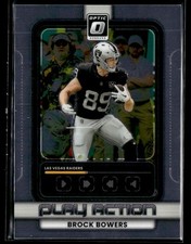 2025 Panini Donruss Optic Football Play Action #7 Brock Bowers