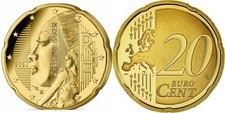 20 Cent EURO Coin France Josephine BAKER 2024- Excelent Condition