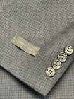 Andrew Fezza Mens Classic-Fit Check Two Button Blazer SportCoat Blue 42Long NEW — photo 9