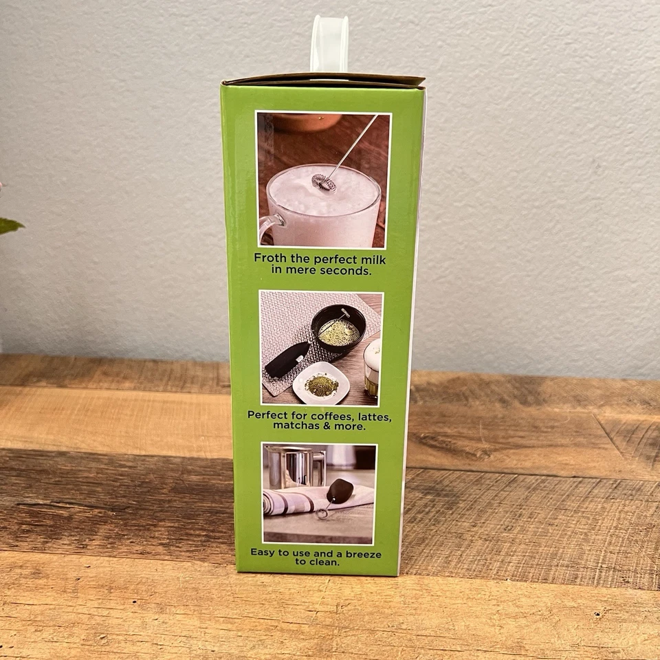 ECO + CHEF ESPUMADOR DE LECHE Y TAZA DE VAPOR NUEVO Capacidad 12oz Acero Inoxidable Foto 3 de 4