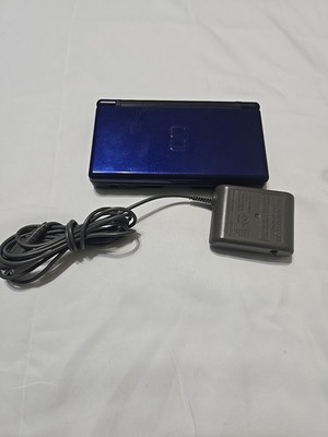 Nintendo DS Lite Cobalt Blue Handheld Console See Description 