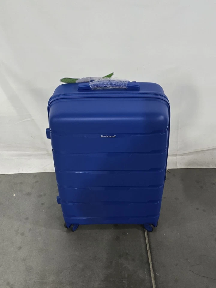 ROCKLAND PASADENA 3 PIECE HARDSIDE LUGGAGE SET (20"/24"/28") BLUE - Image 4 of 4