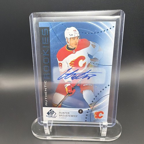 Upper Deck 2025-26 SP Game Used Authentic Rookies Brzustewicz Blue Auto #AR-HB …