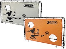 Best Sporting Fußballtor 180x120 mit Torwand – Orange oder Grau – Outdoor