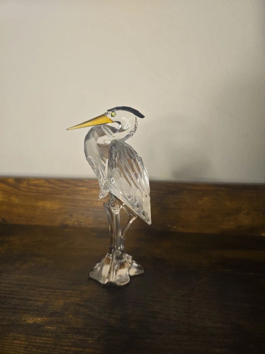 スワロフスキー 鷺（サギ）Silver heron Swarovski Crystal Figurines