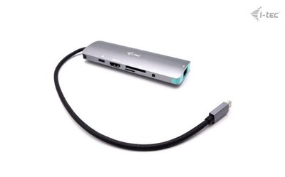 I-TEC USB C Metal Nano Docking Station mit Power Delivery 100W