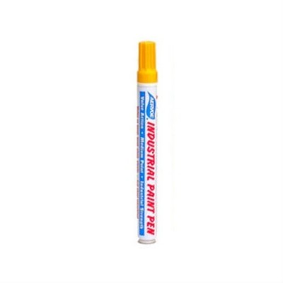 Aervoe 1222 Yellow Medium Point Felt Tip Heavy Duty Marking Paint Pen